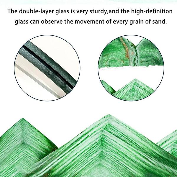 Afoxsos Green 3D Color Quicksand Moving Sand Art Liquid Motion