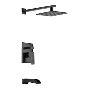 Mezzo Series 1-Handle 1-Spray Tub and Shower Faucet in Oil Rubbed Bronze (Valve Included)