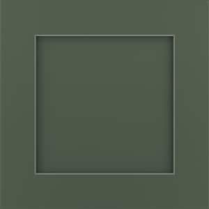 Reading 14 9/16-in. W x 14 1/2-in. D x 3/4-in. H Cabinet Door Sample in Painted Sage