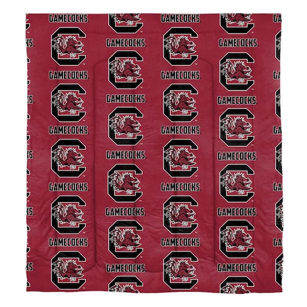 THE NORTHWEST GROUP South Carolina Gamecocks 5-Piece Full Size Multi Color Rotary Bed In a Bag Set