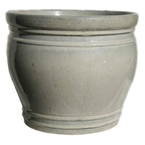 MARIPOSA POTTERY 17.25 in. Ceramic Large Jackson Cream Pot