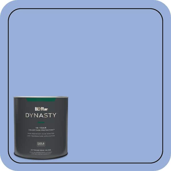 BEHR DYNASTY 1 qt. #590B-4 Anemone Semi-Gloss Enamel Exterior Stain-Blocking Paint & Primer