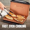 George Foreman 9-Serving Silver Nonstick Indoor Grill and Panini with Drip  Pan 985117978M - The Home Depot