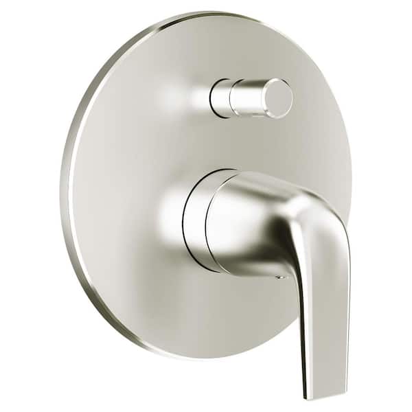 DXV Modulus 1-Handle Wall Mount Pressure Balance Tub/Shower Valve Trim Kit in Platinum Nickel (Valve Not Included)