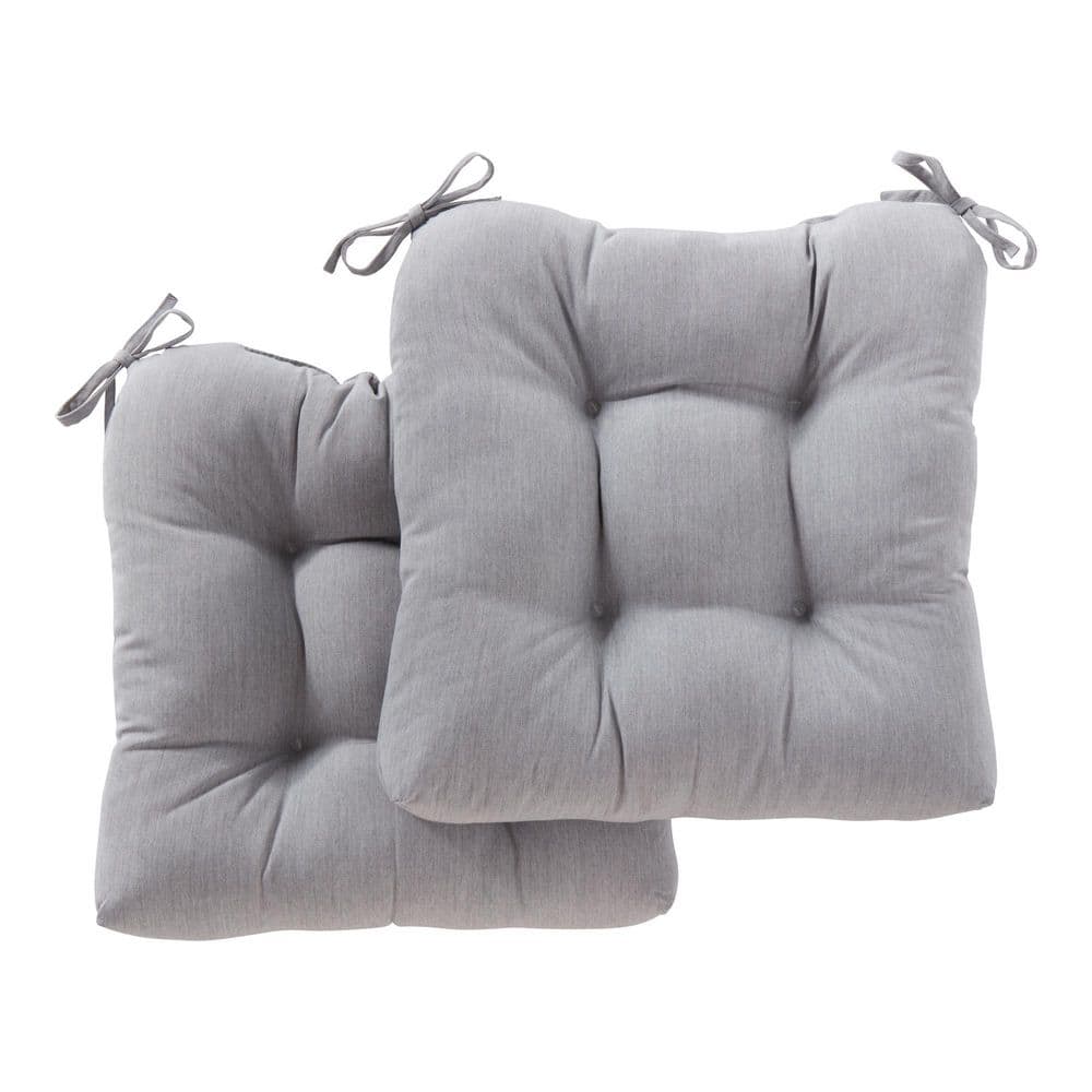 Sunbrella Canvas Granite Square Tufted Outdoor Seat Cushion (2-Pack) price history on PriceWatchPro