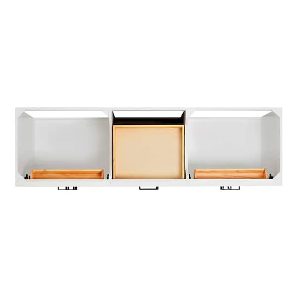 ARIEL Hepburn 72 in. W x 22 in. D x 36 in. H Double Sink