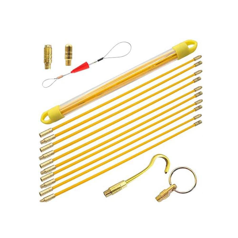 10.83 ft. L Fiberglass Electrical Cable Threader with Non-Rusting Non-Magnetic Features in Case 10 Rods x 33cm price history on PriceWatchPro