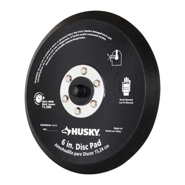 Husky 6 in. Dual Action Sander Pad