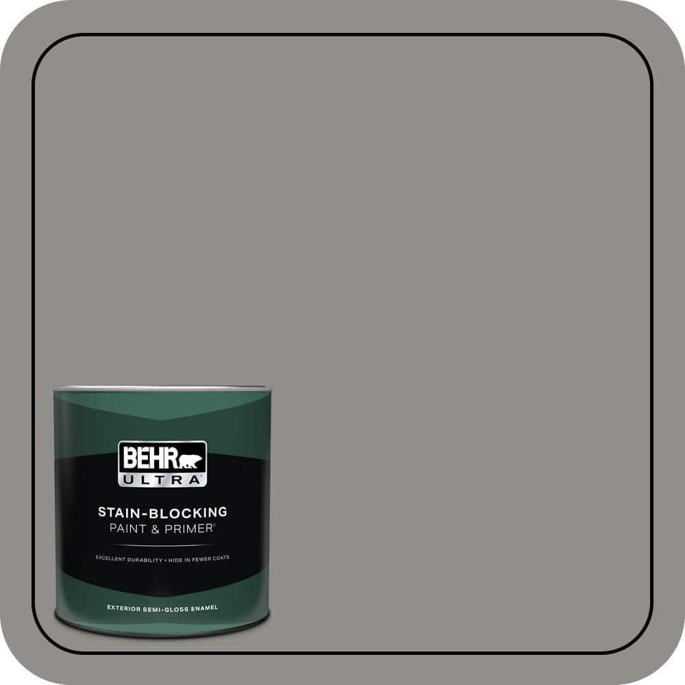 1 qt. Home Decorators Collection #HDC-AC-19 Grant Gray Semi-Gloss Enamel Exterior Paint & Primer price history on PriceWatchPro