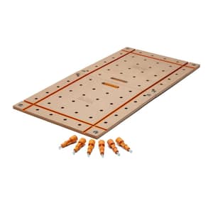 Centipede 2 ft. x 4 ft. T-Track Table Top - 3/4 in. Dog Holes