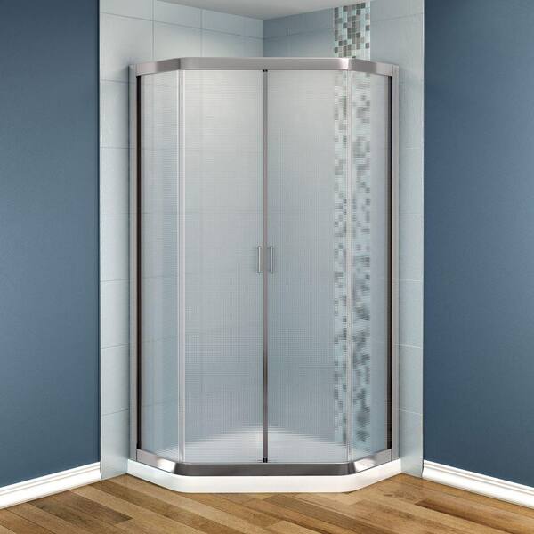 MAAX Intuition 36 in. x 36 in. x 73 in. Shower Stall in White