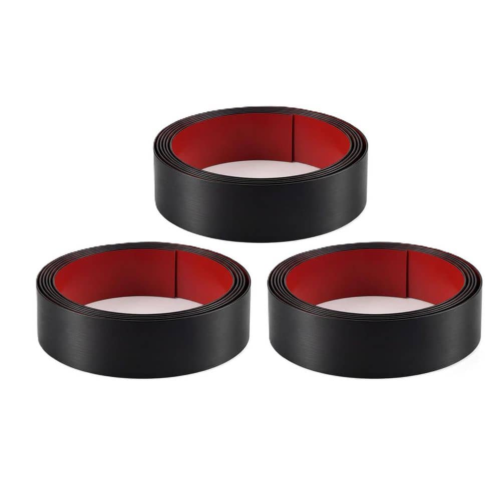 3-Pack 34-in W x 8-in D x 0.1-in H in Black Toe Kick, Stainless Steel Kick Plates for Kitchen Cupboard, Self Adhesive price history on PriceWatchPro