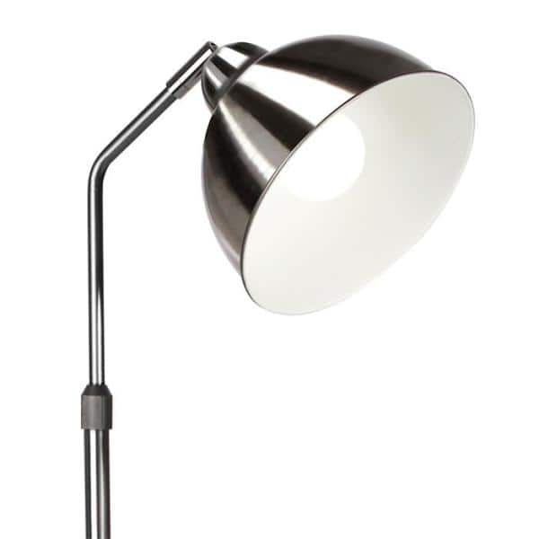 Covington Adjustable Brushed Nickel LED Table Lamp with Touch Sensor
