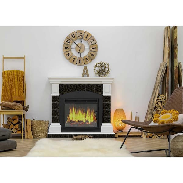 Gold and Black R35 6 in. x 6 in. Vinyl Peel and Stick Tile (24 Tiles, 6 sq. ft./Pack)