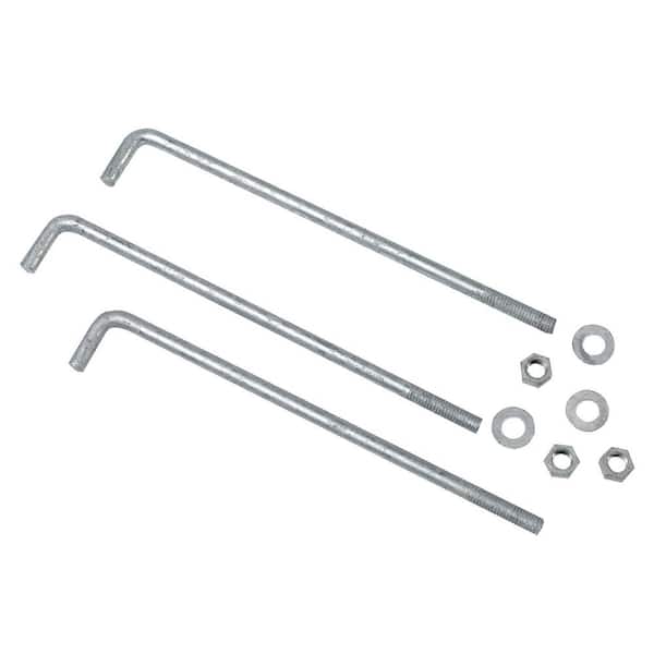 1/2 in. X 16 in. Galvanized Anchor Bolts (50-Pack)