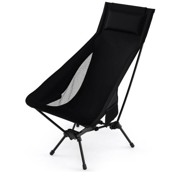 SKONYON High Back Portable Backpacking Chair with Pillow Side