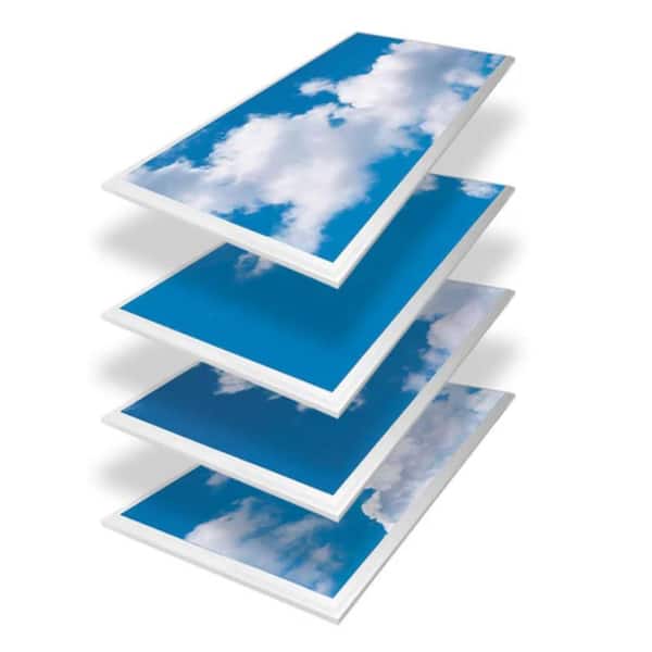 BEYOND LED TECHNOLOGY ELITE 2nd Gen : LED Flat Panel Cloud Design (4-Pack)