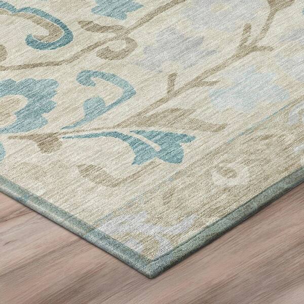 Chantille Machine Washable Indoor/Outdoor Abstract ACN3159 Linen 3 ft. x 4 ft. Area Rug