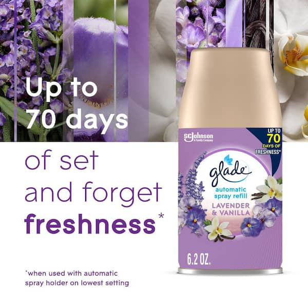 6.2 oz. Lavender and Vanilla Automatic Air Freshener Refill (2-Count)
