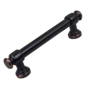 10x Contemporary Euro Style 3-3/4" Solid Oil Rubbed Bronze Cabinet Handle Pull
