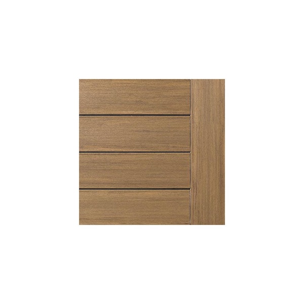 TimberTech Advanced PVC Vintage 5/4 in. x 6 in. x 12 ft. Grooved
