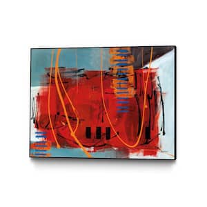 "Batitude" by Jacques Clement Framed Abstract Wall Art Print 40 in. x 30 in.