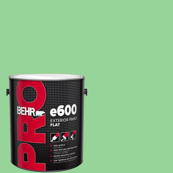 BEHR PRO 1 gal. #P390-4 Young Green Flat Paint