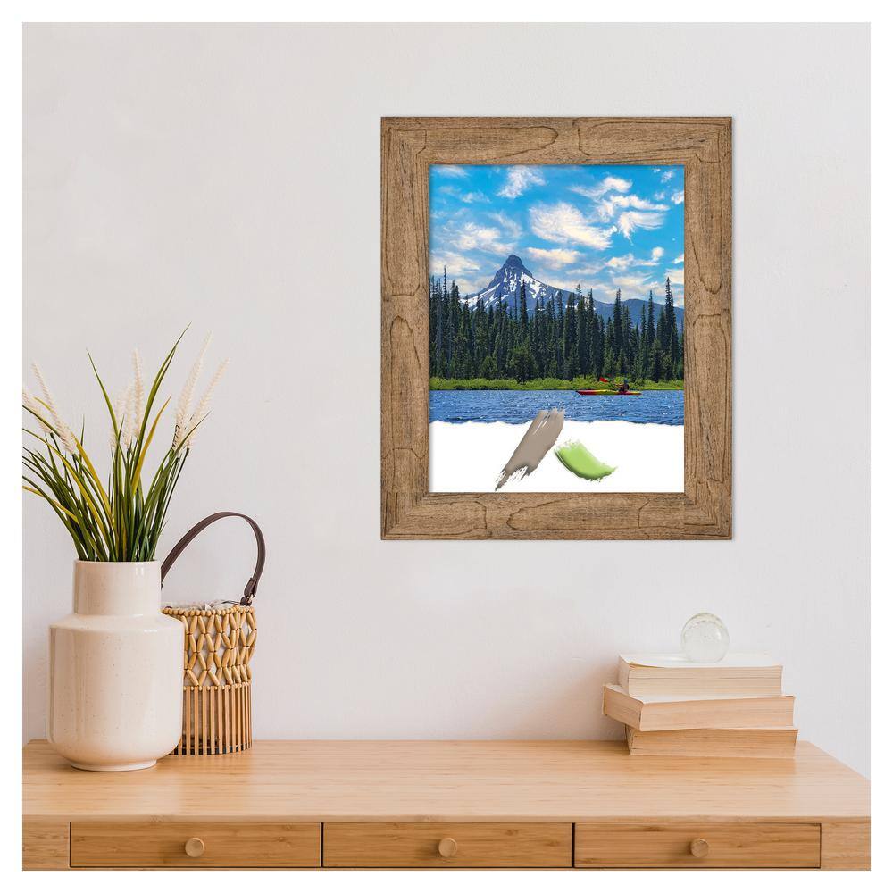 Classic 11x14 Owl Brown Wood Wall Picture Frame