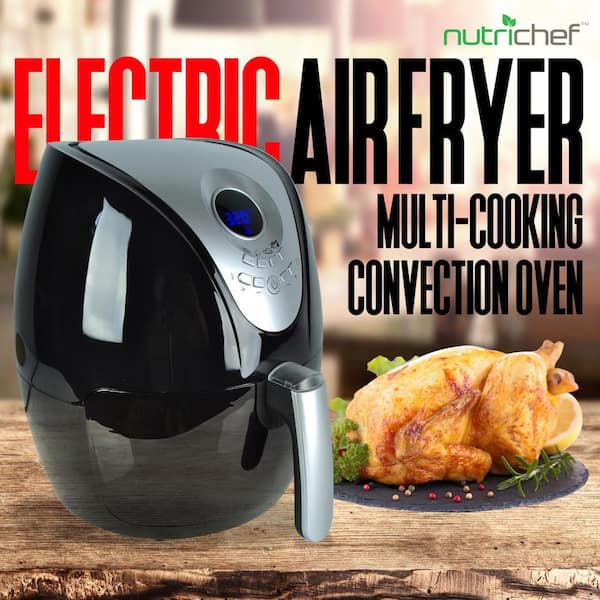 2.6 Qt Air Fryer 1000 watts, Oven Cooker W/ Temperature Control, Recipe  Guide
