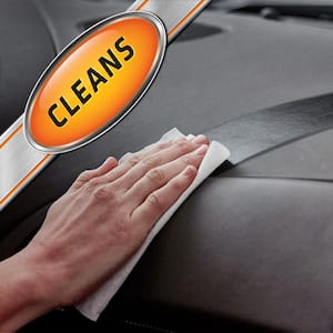 Orange Air Freshening Car Cleaning Wipes (25-Count)