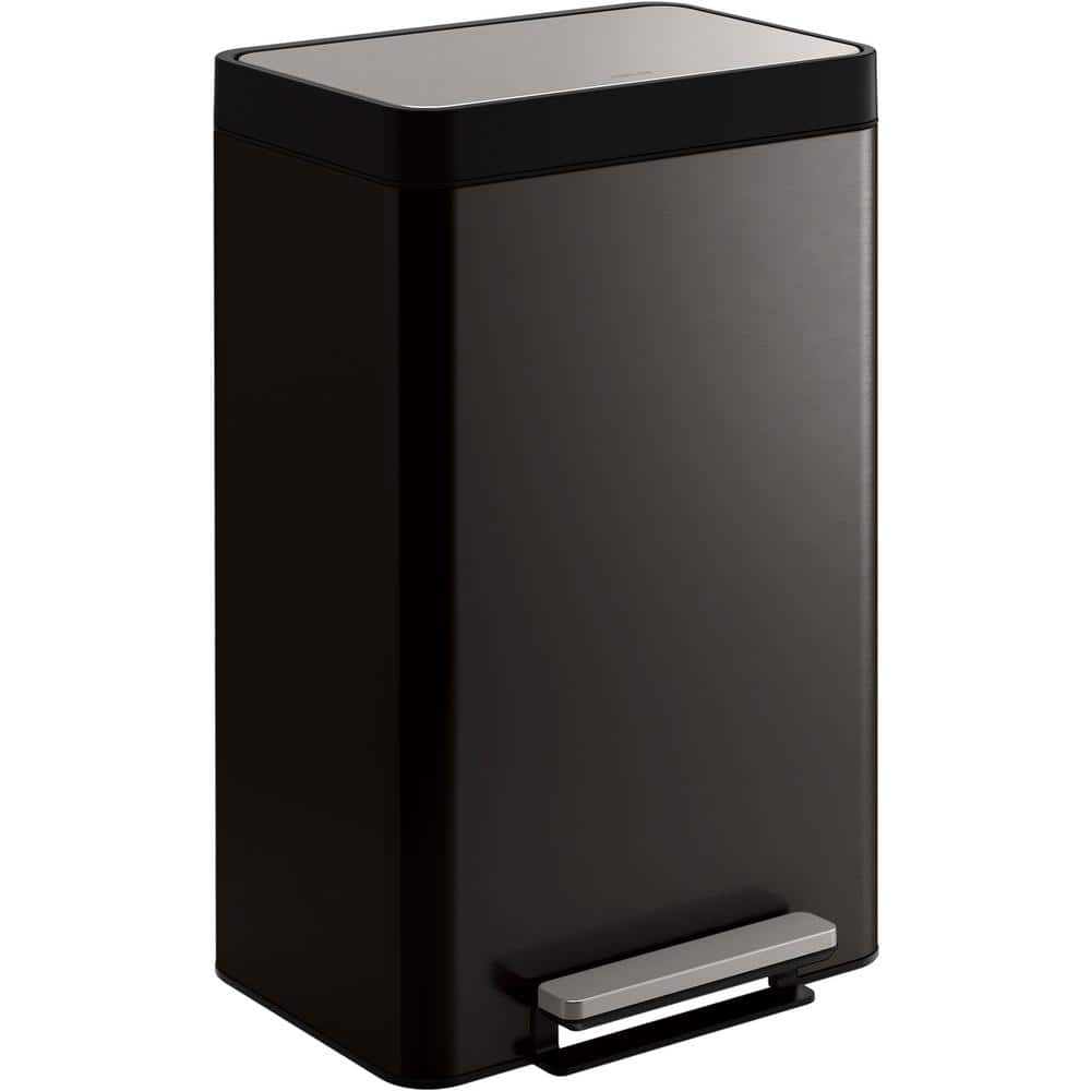 Dual 5.5 Gal. Black Compartment Trash Can price history on PriceWatchPro