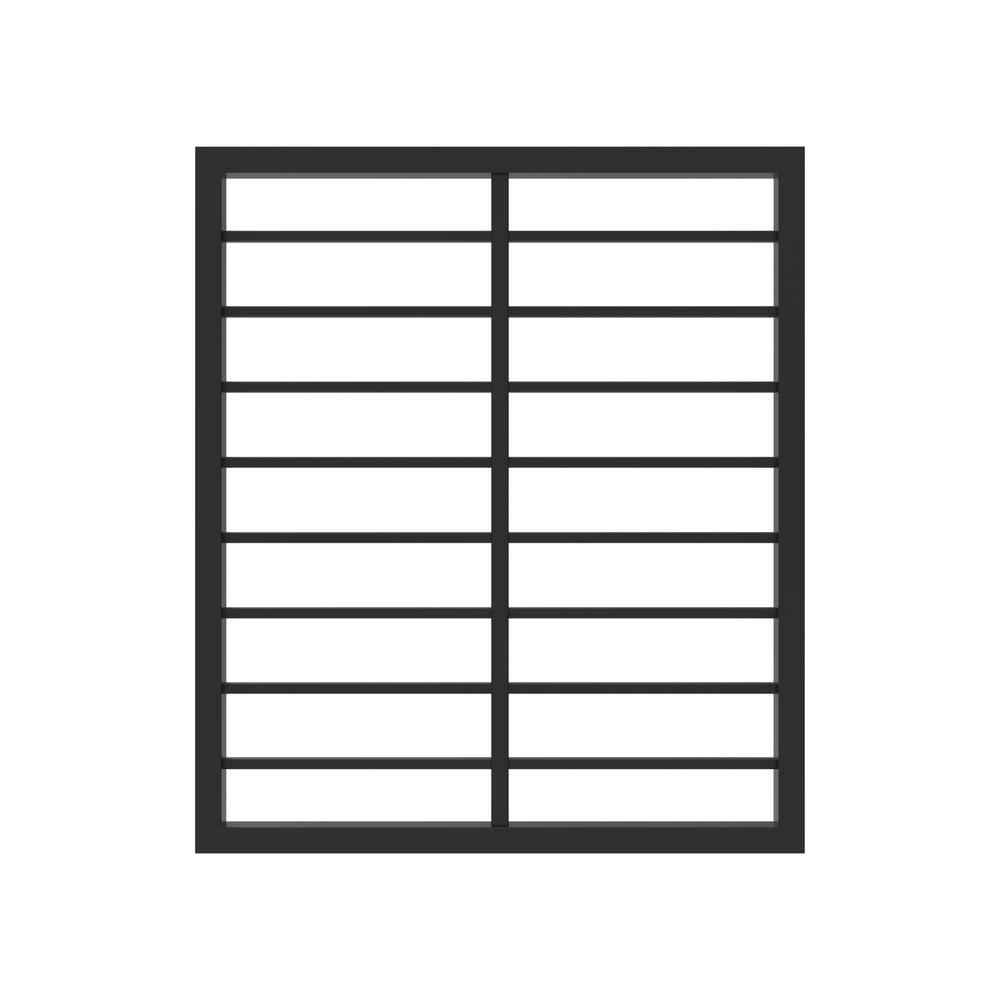 Fortress Building Products Axis Black Steel 40in x 34.5in Gate