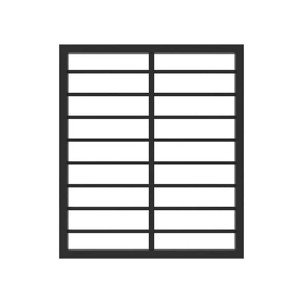 FORTRESS Axis Black Steel 40-in x 34.5-in Gate