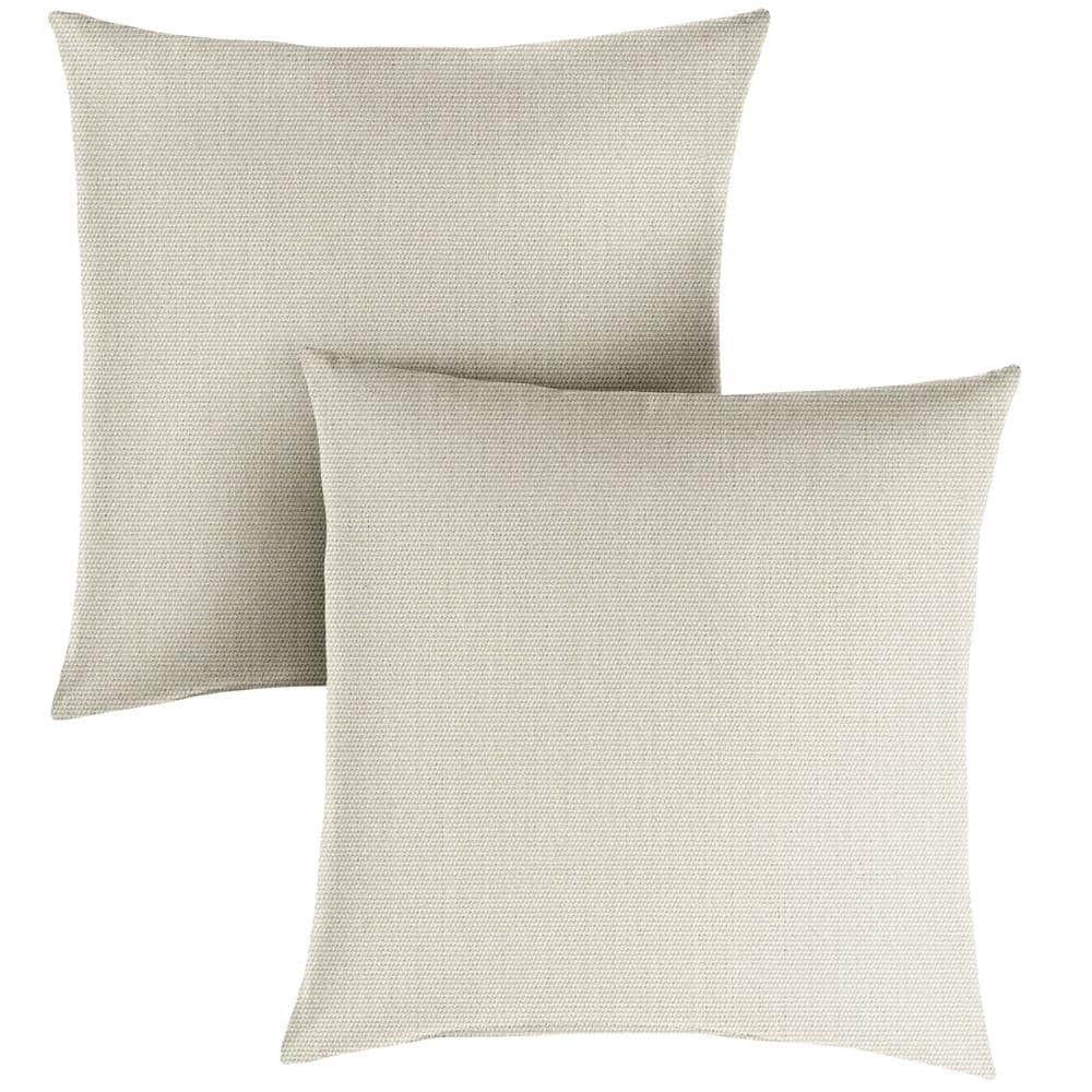 Sunbrella Canvas Cloud Square Indoor/Outdoor Throw Pillow (2-Pack) price history on PriceWatchPro