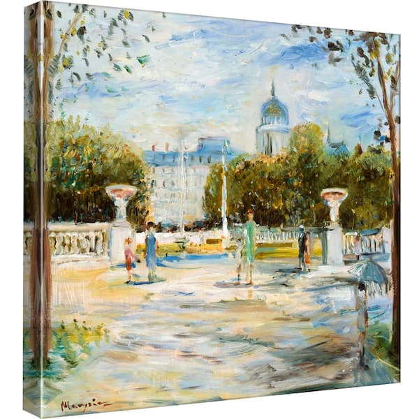 PTM Images 15 in. x 15 in. ''Parisian Afternoon I'' Printed Canvas Wall Art