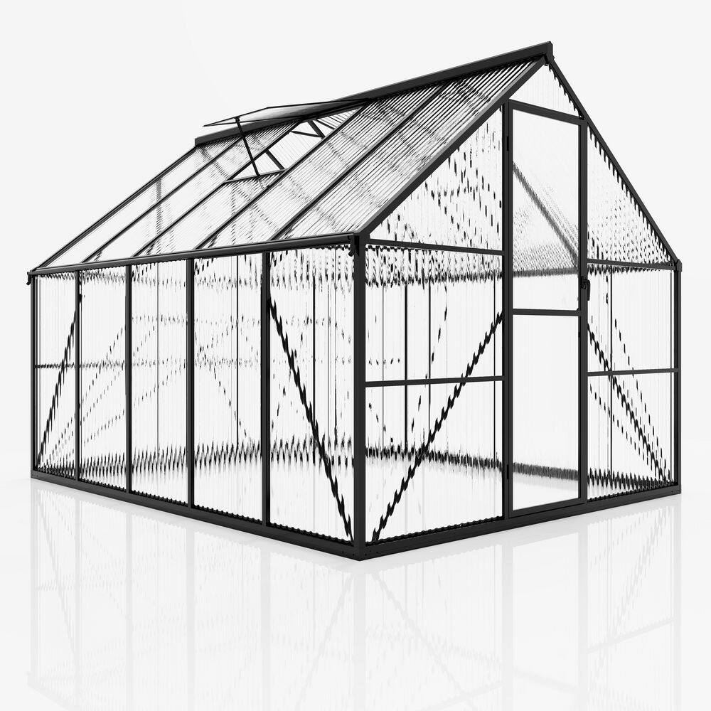 8 ft.. W x 10 ft.. D x 6.7 ft.. H Aluminum Black Greenhouse price history on PriceWatchPro