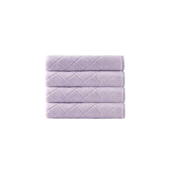 Gracious 4Piece Lilac Turkish Cotton Hand Towels graciolilac4h The