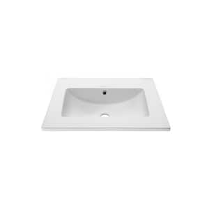 24 in. Vanity Top without Faucet Hole