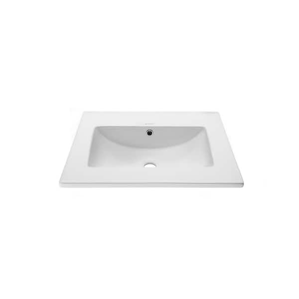 Swiss Madison 24 in. Vanity Top without Faucet Hole