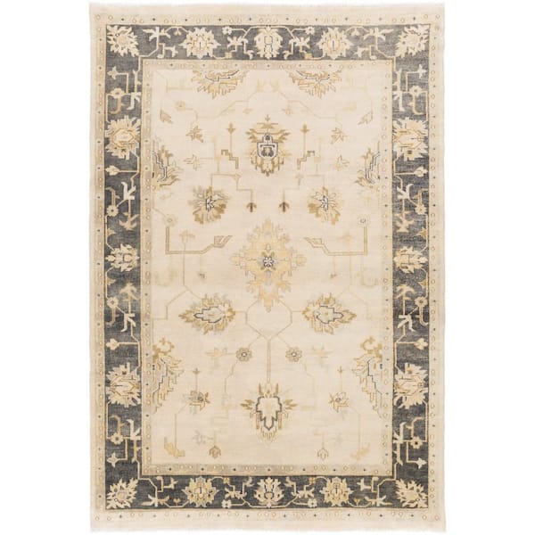 Nannar Khaki 4 ft. x 6 ft. Indoor Area Rug
