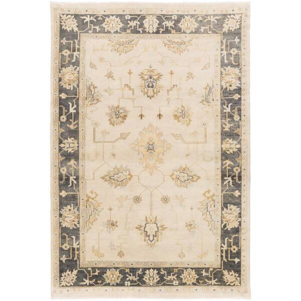Nannar Khaki 9 ft. x 13 ft. Indoor Area Rug