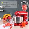 VIVOHOME 6 qt. 6- speed Silver 3 in 1 Multifunctional Stand Mixer with Meat  Grinder and Juice Blender, ETL Listed X001ZDY1G1 - The Home Depot