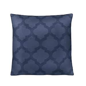 Windsor 18 in. Square Throw Pillow - Navy - 1 Pillow