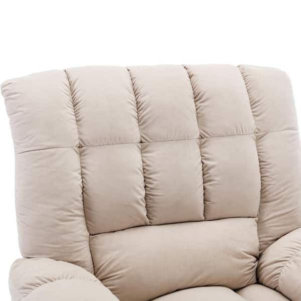 Closeout! Montreaux Fabric Chair with Power Motion Foot Rest, Created for Macy's - Beige