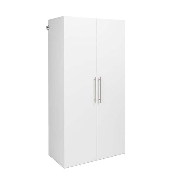 Prepac HangUps 36 in. W x 72 in. H x 20 in. D Wardrobe Cabinet in White (1-Piece)