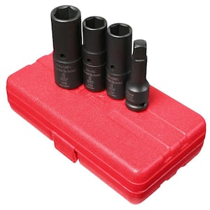 1/2 in. Drive Wall Socket Set Flip (4-Piece)