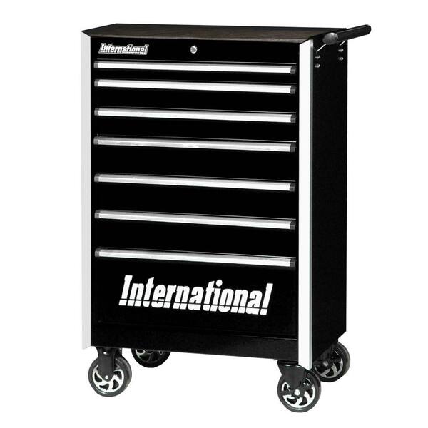 International Pro Series 27 in. 7-Drawer Cabinet, Black