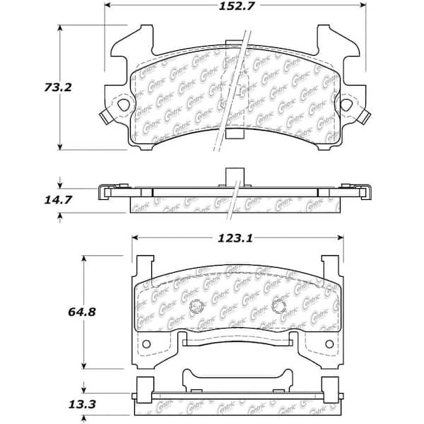 Centric Parts Disc Brake Pad Set