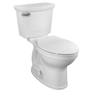Champion Tall Height 2-Piece High-Efficiency 1.28 GPF Single Flush Elongated Toilet in White Seat Included (3-Pack)