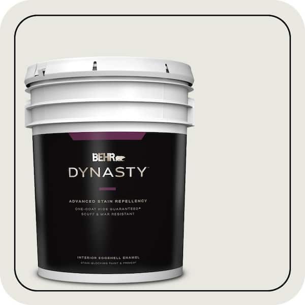 BEHR DYNASTY 5 gal. #BWC-30 Diamonds Therapy Eggshell Enamel Interior Stain-Blocking Paint & Primer